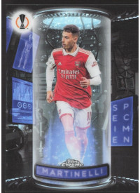 Gabriel Martinelli, Card, Topps Chrome UEFA Club Competitions 2022-2023, INSERT Gabriel Martinelli, Card, Topps Chrome UEFA Club Competitions 2022-2023, INSERT