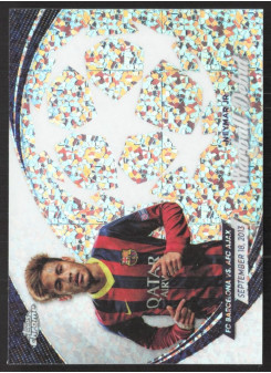 Neymar Jr, Kartička, Topps Chrome UEFA Club Competitions 2023-24, INSERT