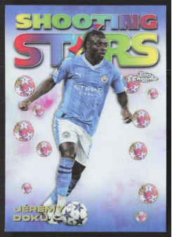 Jérémy Doku, Card, Topps Chrome UEFA Club Competitions 2023-24, INSERT