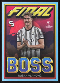 Dusan Vlahovic, Kartička, 2022-23 Topps Superstars UEFA Club Competitions, INSERT