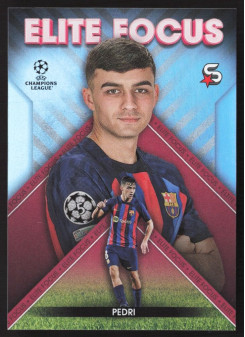 Pedri, Kartička, 2022-23 Topps Superstars UEFA Club Competitions, INSERT