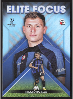 Nicolò Barella, Card, 2022-23 Topps Superstars UEFA Club Competitions, INSERT