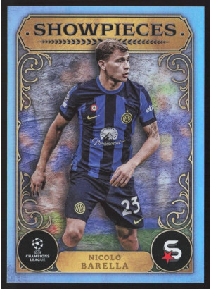 Nicolò Barella, Card, 2023-24 Topps Superstars UEFA Club Competitions, INSERT