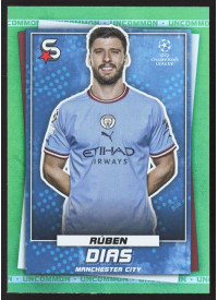 Rúben Dias, Kartička, 2022-23 Topps Superstars UEFA Club Competitions, Uncommon Green