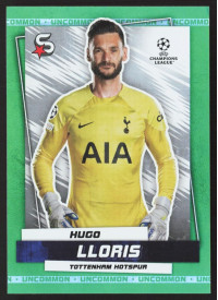 Hugo Lloris, Kartička, 2022-23 Topps Superstars UEFA Club Competitions, Uncommon Green