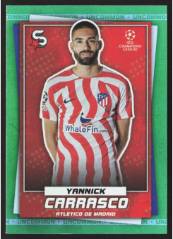 Yannick Carrasco, Kartička, 2022-23 Topps Superstars UEFA Club Competitions, Uncommon Green