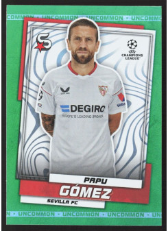Papu Gomez, Kartička, 2022-23 Topps Superstars UEFA Club Competitions, Uncommon Green