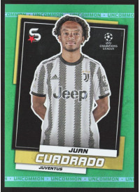 Juan Cuadrado, Kartička, 2022-23 Topps Superstars UEFA Club Competitions, Uncommon Green