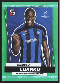 Romelu Lukaku, Kartička, 2022-23 Topps Superstars UEFA Club Competitions, Uncommon Green