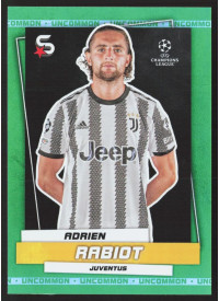 Adrien Rabiot, Kartička, 2022-23 Topps Superstars UEFA Club Competitions, Uncommon Green