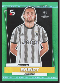 Adrien Rabiot, Kartička, 2022-23 Topps Superstars UEFA Club Competitions, Uncommon Green