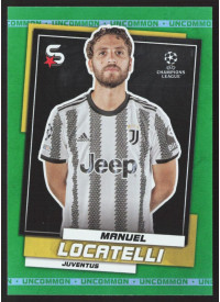 Manuel Locatelli, Kartička, 2022-23 Topps Superstars UEFA Club Competitions, Uncommon Green