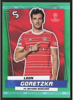 Leon Goretzka, Kartička, 2022-23 Topps Superstars UEFA Club Competitions, Uncommon Green