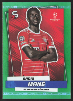 Sadio Mané, Kartička, 2022-23 Topps Superstars UEFA Club Competitions, Uncommon Green