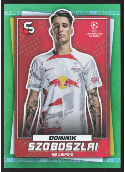 Dominik Szoboszlai, Kartička, 2022-23 Topps Superstars UEFA Club Competitions, Uncommon Green
