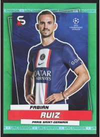 Fabián Ruiz, Kartička, 2022-23 Topps Superstars UEFA Club Competitions, Uncommon Green