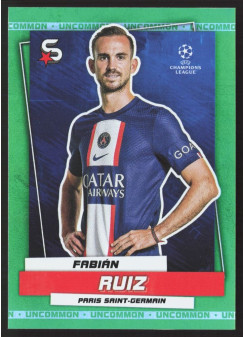 Fabián Ruiz, Kartička, 2022-23 Topps Superstars UEFA Club Competitions, Uncommon Green