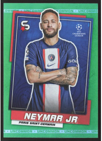 Neymar Jr, Kartička, 2022-23 Topps Superstars UEFA Club Competitions, Uncommon Green