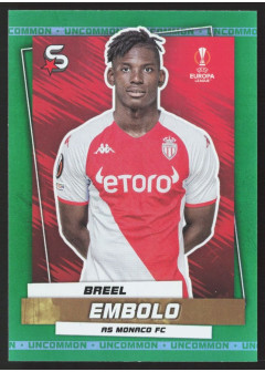 Breel Embolo, Card, 2022-23 Topps Superstars UEFA Club Competitions, Uncommon Green