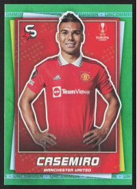 Casemiro, Kartička, 2022-23 Topps Superstars UEFA Club Competitions, Uncommon Green
