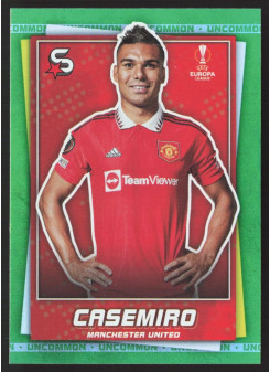 Casemiro, Kartička, 2022-23 Topps Superstars UEFA Club Competitions, Uncommon Green