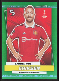 Christian Eriksen, Kartička, 2022-23 Topps Superstars UEFA Club Competitions, Uncommon Green