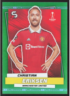 Christian Eriksen, Kartička, 2022-23 Topps Superstars UEFA Club Competitions, Uncommon Green