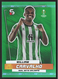 William Carvalho, Kartička, 2022-23 Topps Superstars UEFA Club Competitions, Uncommon Green