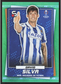 David Silva, Kartička, 2022-23 Topps Superstars UEFA Club Competitions, Uncommon Green