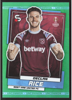 Declan Rice, Kartička, 2022-23 Topps Superstars UEFA Club Competitions, Uncommon Green
