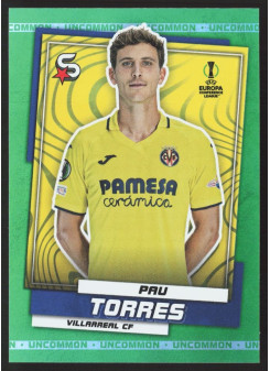 Pau Torres, Kartička, 2022-23 Topps Superstars UEFA Club Competitions, Uncommon Green