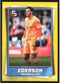 Ederson, Kartička, 2022-23 Topps Superstars UEFA Club Competitions, Base Variations Common Yellow Action
