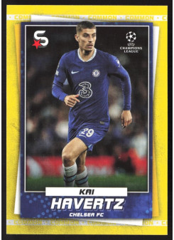 Kai Havertz, Kartička, 2022-23 Topps Superstars UEFA Club Competitions, Base Variations Common Yellow Action