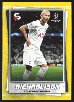 Richarlison, Kartička, 2022-23 Topps Superstars UEFA Club Competitions, Base Variations Common Yellow Action