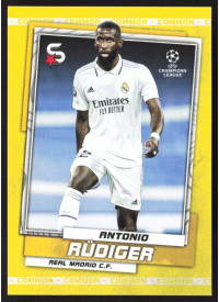Antonio Rüdiger, Kartička, 2022-23 Topps Superstars UEFA Club Competitions, Base Variations Common Yellow Action