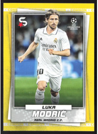 Luka Modrić, Kartička, 2022-23 Topps Superstars UEFA Club Competitions, Base Variations Common Yellow Action