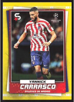 Yannick Carrasco, Kartička, 2022-23 Topps Superstars UEFA Club Competitions, Base Variations Common Yellow Action