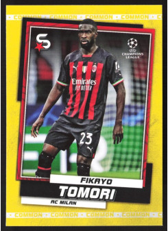 Fikayo Tomori, Kartička, 2022-23 Topps Superstars UEFA Club Competitions, Base Variations Common Yellow Action