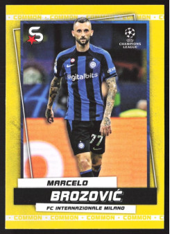 Marcelo Brozović, Kartička, 2022-23 Topps Superstars UEFA Club Competitions, Base Variations Common Yellow Action