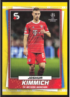 Joshua Kimmich, Kartička, 2022-23 Topps Superstars UEFA Club Competitions, Base Variations Common Yellow Action