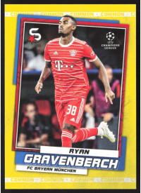 Ryan Gravenberch, Kartička, 2022-23 Topps Superstars UEFA Club Competitions, Base Variations Common Yellow Action
