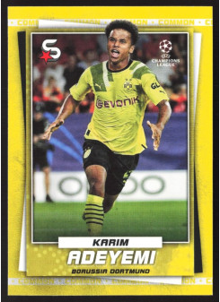 Karim Adeyemi, Kartička, 2022-23 Topps Superstars UEFA Club Competitions, Base Variations Common Yellow Action