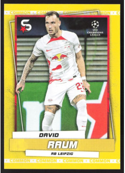 David Raum, Kartička, 2022-23 Topps Superstars UEFA Club Competitions, Base Variations Common Yellow Action