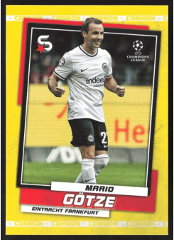 Mario Götze, Kartička, 2022-23 Topps Superstars UEFA Club Competitions, Base Variations Common Yellow Action