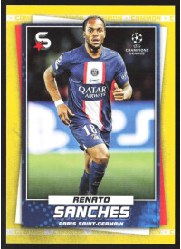 Renato Sanches, Kartička, 2022-23 Topps Superstars UEFA Club Competitions, Base Variations Common Yellow Action
