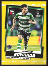 Marcus Edwards, Kartička, 2022-23 Topps Superstars UEFA Club Competitions, Base Variations Common Yellow Action