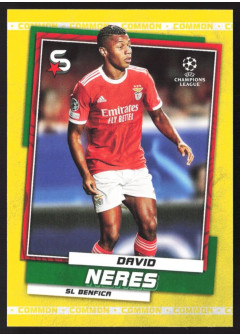 David Neres, Kartička, 2022-23 Topps Superstars UEFA Club Competitions, Base Variations Common Yellow Action