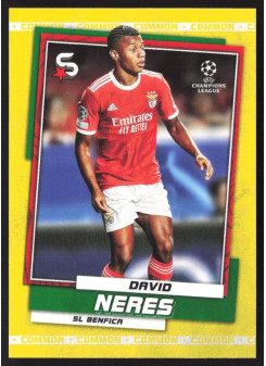 David Neres, Kartička, 2022-23 Topps Superstars UEFA Club Competitions, Base Variations Common Yellow Action