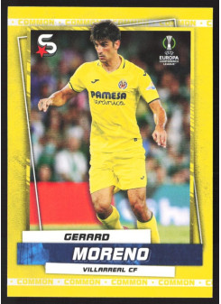 Gerard Moreno, Kartička, 2022-23 Topps Superstars UEFA Club Competitions, Base Variations Common Yellow Action