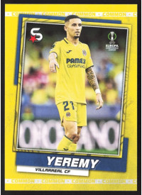 Yeremy, Kartička, 2022-23 Topps Superstars UEFA Club Competitions, Base Variations Common Yellow Action